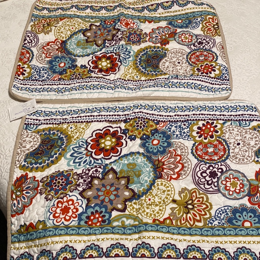 Pair of Standard Pillow shams beautiful